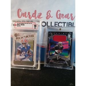 Kyle Pitts Graded Rookie & Rookie Relic Lot